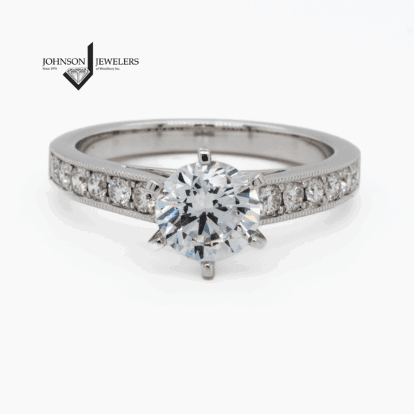 Cathedral Style Engagement Ring - Woodbury, MN