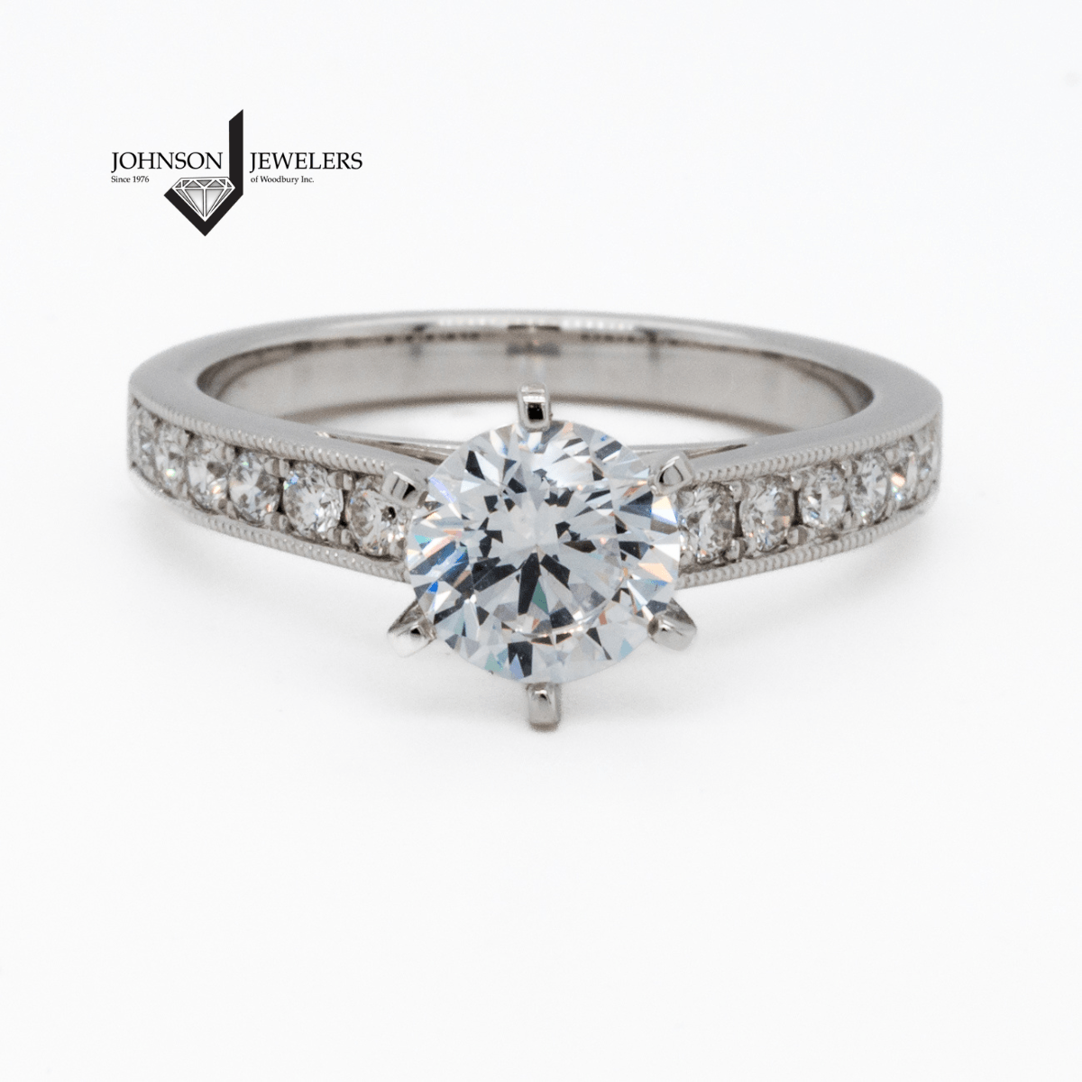 Cathedral Style Engagement Ring - Woodbury, MN
