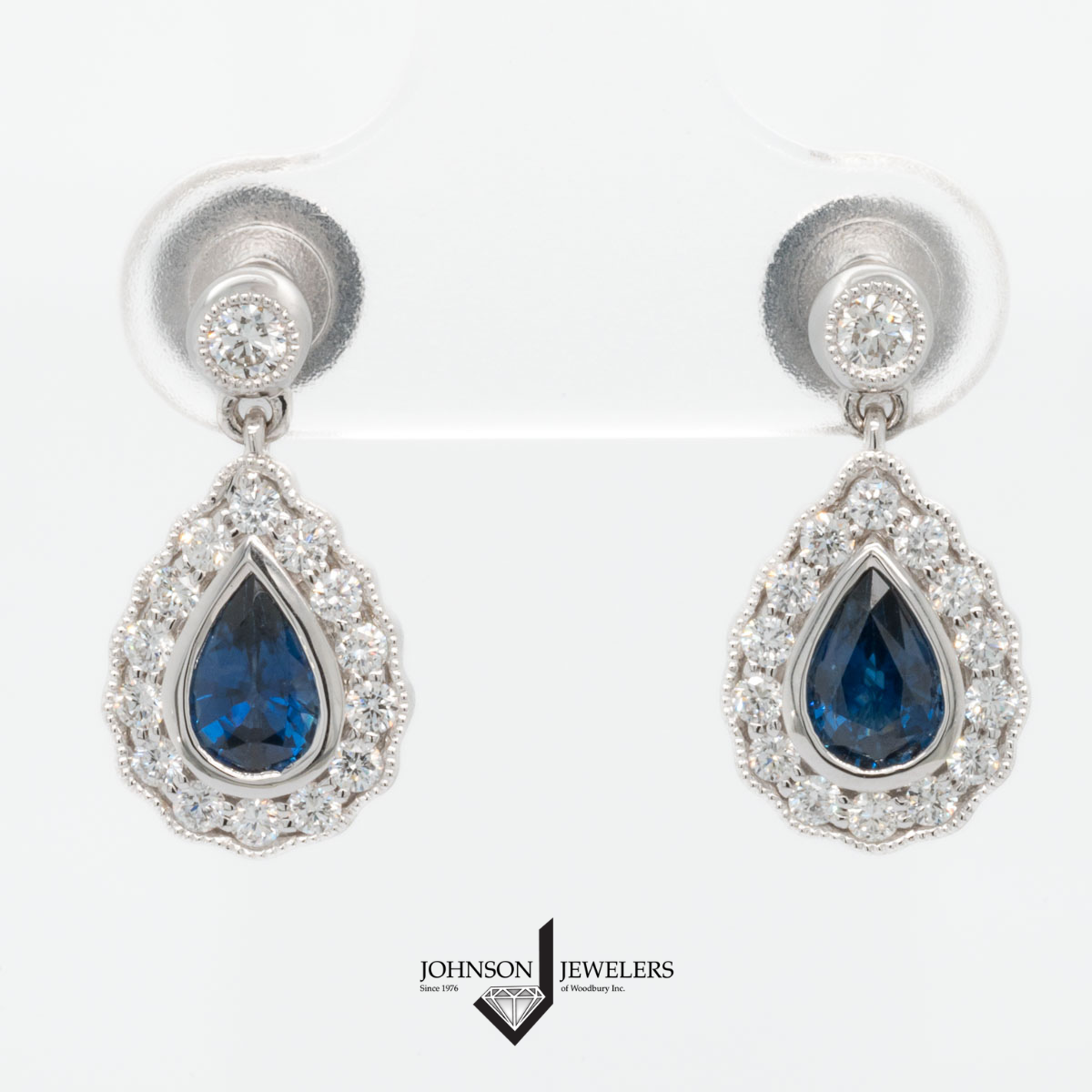 Diamond Sapphire Earrings for Sale - Woodbury, MN