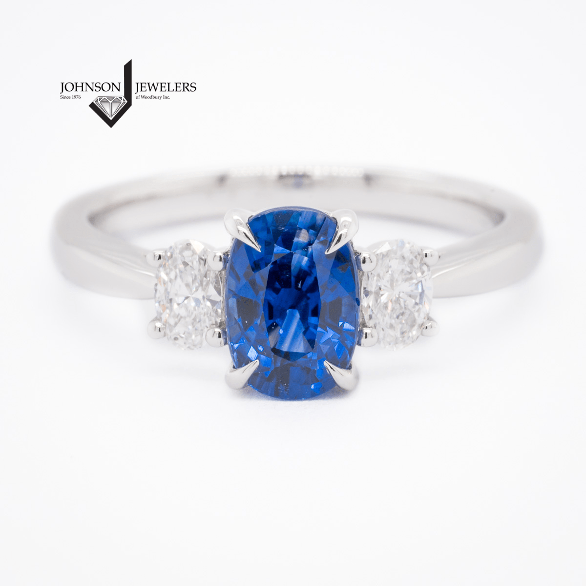 Oval Blue Sapphire & Diamond Ring for Sale - Woodbury, MN