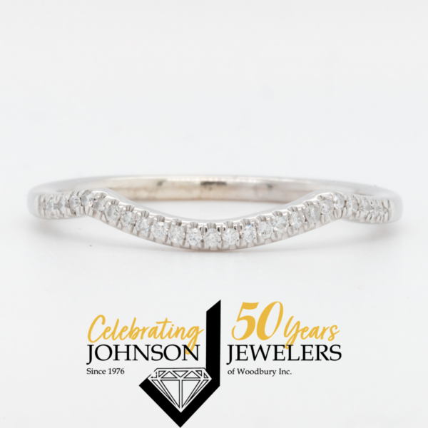 Shared Prong Contour Wedding Band for Sale - Woodbury, MN