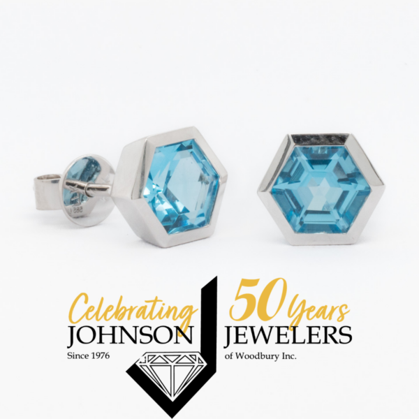 Swiss Blue Topaz Earrings for Sale - Woodbury, MN