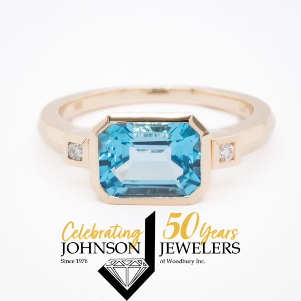 Swiss Blue Topaz Ring for Sale - Woodbury, MN