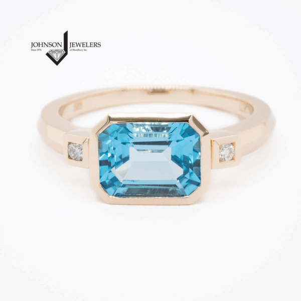 Swiss Blue Topaz Ring for Sale - Woodbury, MN