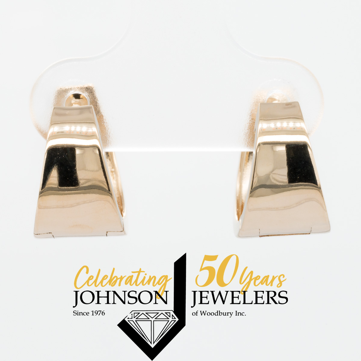 Tapered Concave Gold Hoop Earrings for Sale - Woodbury, MN